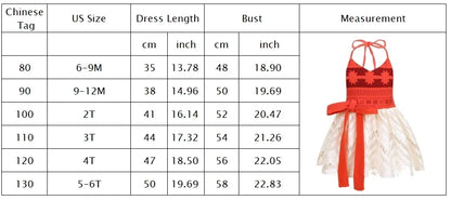 2026 Baby Girls Moana Halter Dress Role Playing Princess Dress Summer Clothing Hawaii Toddler Vaiana Cute Mini Sundress 1-6Y