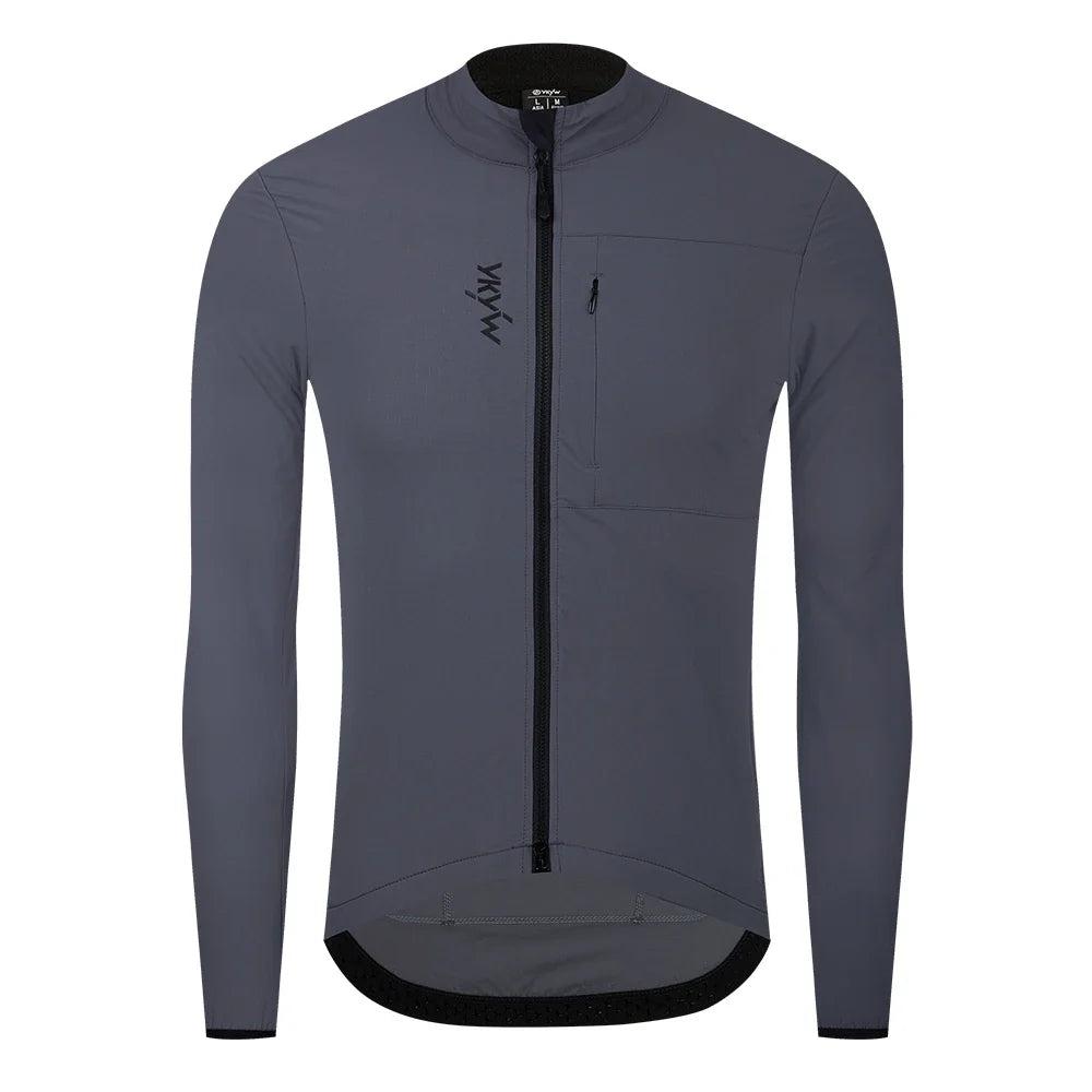 Men's Cycling Jacket 10-20°C Waterproof Windproof Bicycle Windbreaker Warmth Fleece Road Bike Jacket Cycling Clothing