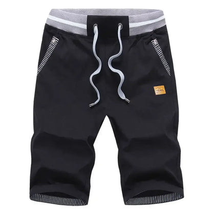 Men's Shorts Hot 2024 Summer Casual Cotton Fashion Style Boardshort Bermuda Male Drawstring Elastic Waist Breeches Beach Shorts