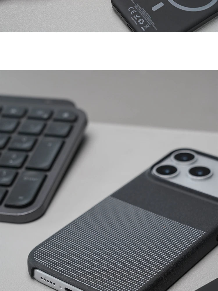 Stylish Bare-feel Sandstone Anti-Slip Magnetic Phone Case For IPhone 17Pro Max 16 15 For MagSafe Charge Beat PC Hard Cover Funda