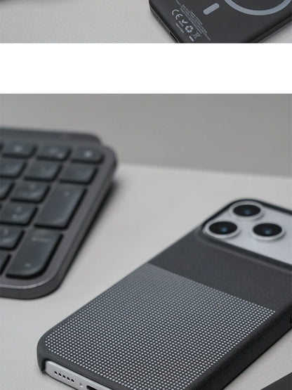 Stylish Bare-feel Sandstone Anti-Slip Magnetic Phone Case For IPhone 17Pro Max 16 15 For MagSafe Charge Beat PC Hard Cover Funda