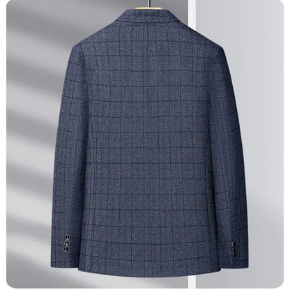 2025 Autumn Winter Woolen Suit Jacket for Men's Korean Slim Fit Casual Business Suit Jackets Social Office Blazers Men Clothing