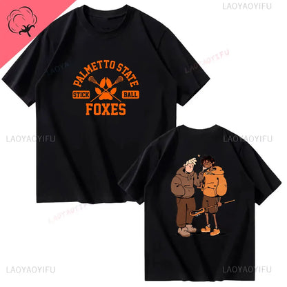 All for The Game Palmetto State Foxes Andrew Minyard Cotton High Quality EU Size Tops Men T-Shirt Y2k Unisex Harajuku Clothing
