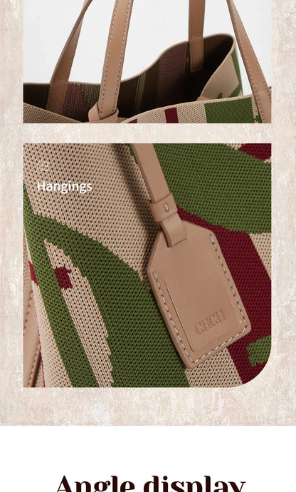 Shopping Bag Mommy Summer New Simple Large Capacity Women's Handbag 27 * 12 * 27cm