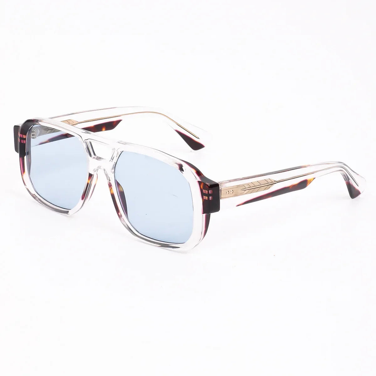 2026 New Fashion Thick Large Frame Man Sunglasses High Quality Handmade Acetate Retro UV400 Protection Goggles Women Sun Glasses