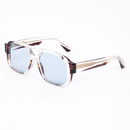 2026 New Fashion Thick Large Frame Man Sunglasses High Quality Handmade Acetate Retro UV400 Protection Goggles Women Sun Glasses