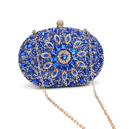 Diamond Women Luxury Clutch Evening Bag Wedding Crystal Ladies Cell Phone Pocket Purse Female Wallet for Party Quality Gift