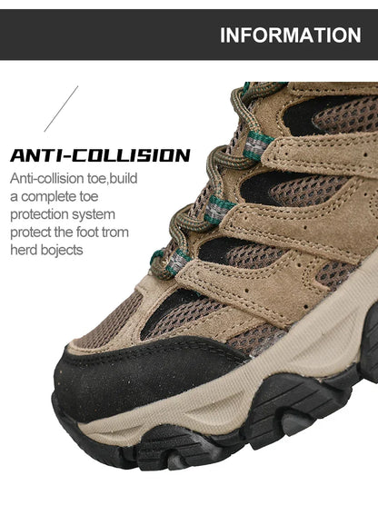 Hiking Shoes Men Designer Climbing Trekking Sneakers for Men Leather Outdoor Sports Work Man Shoes Run Shoes