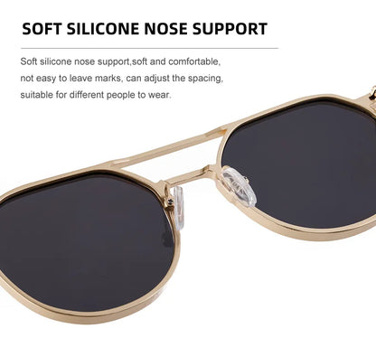 Vintage Punk Sunglasses For Men 2023 Retro Oval Steampunk Round Shades Luxury Lunette De Soleil Homme Gafas De Sol Hombre Lentes
