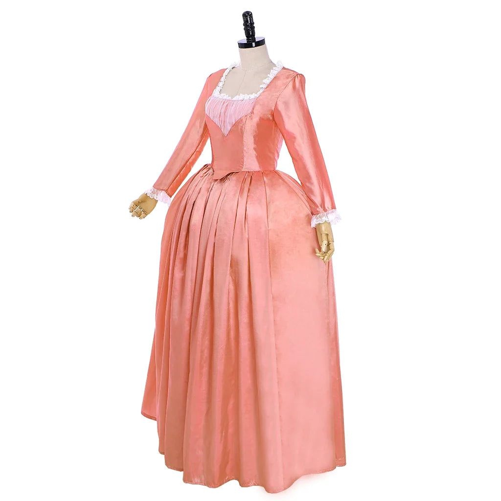 Musical Hamilton Peggy Elizabeth Angelica Cosplay Costume The Schuyler Sisters Colonial Ball Gown Dress for Women Girls Kids