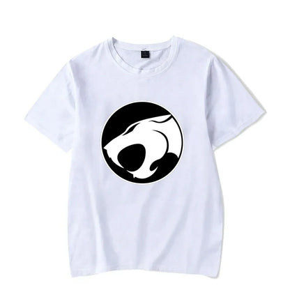 Luminous T-shirt Mens Fashion Casual Short Sleeve Round Neck Tops Mens Clothing Hipster Glowing ThunderCat T-shirt
