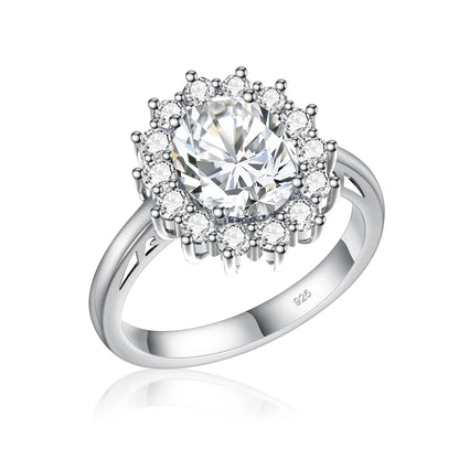 Princess Diana Gold Emerald Ring Women Oval Stone 8*10mm Trending Victoria Jewelry luxury Engagement Gift High Quality