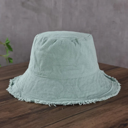 Wholesale New Bob Summer Bucket Hats Reversible Men Ladies Cotton Outdoor Sports Pull Up Fashion Panama Sun Hat Gift Wine Party