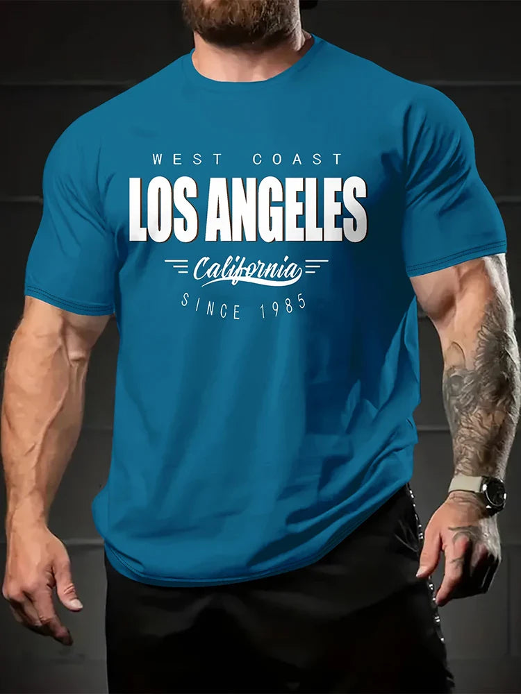 Cool Lion 3D Printed Men's T-shirt Summer Outdoor Sports Men's Top Daily Urban Fashion Short Sleeve Street Casual Men's T-shirt