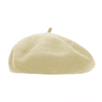 A solid-color wool beret for women–warm for autumn and winter,versatile with French fashion flair,and an ideal gift for friends