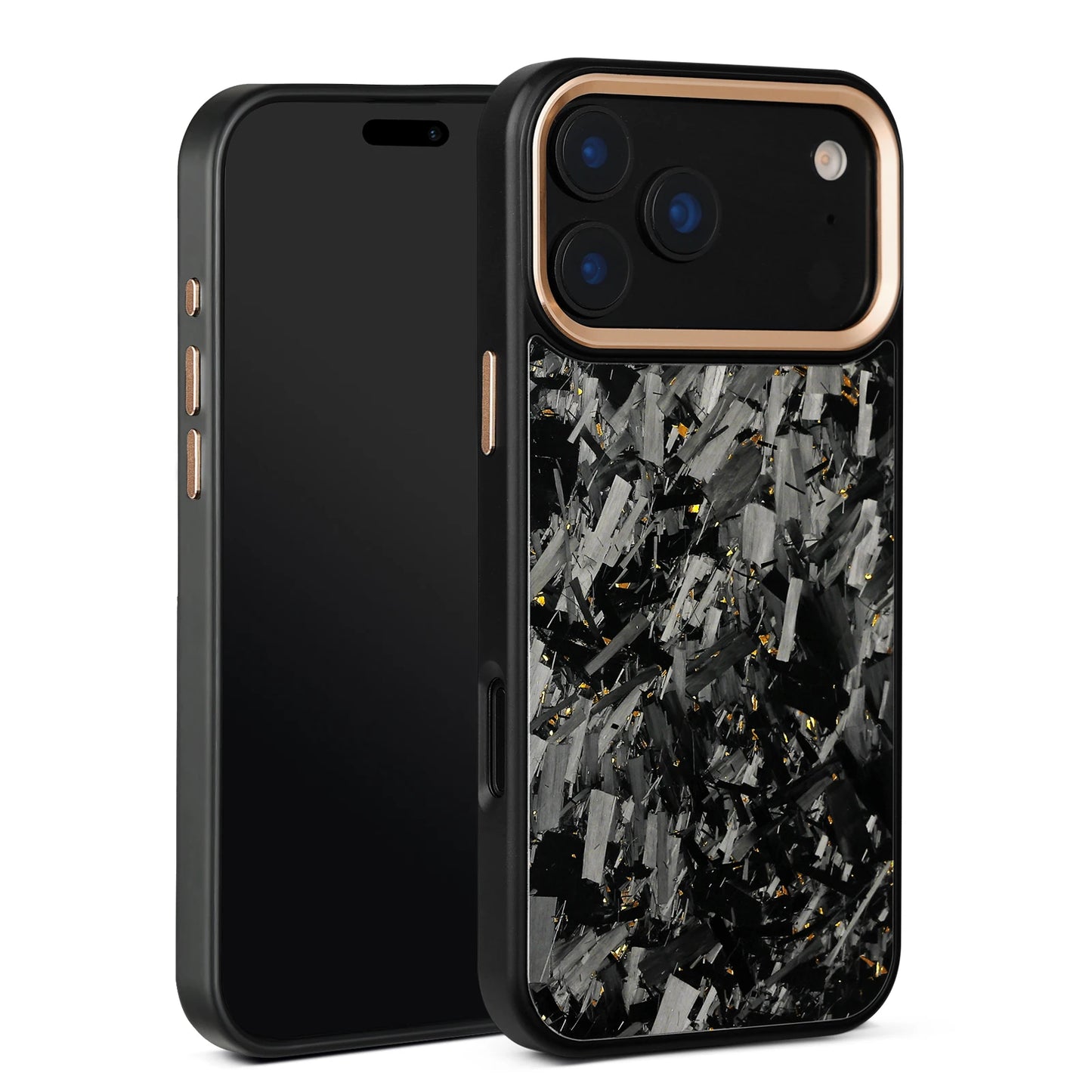 Real Premium Forged Carbon Fiber Phone Case For iPhone 17 Pro Max Air Shockproof Anti-slip Magnetic Wireless Charging Cover