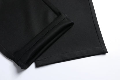 29-42 Men's Summer Thin Fashion Business Casual Suit Pants Long Pants Men's Elastic Straight Sleeve Formal Pants Plus Size