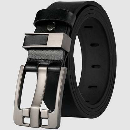 Luxury Men's Belt New Large Plus Size 100-130cm Retro Needle Buckle High Quality