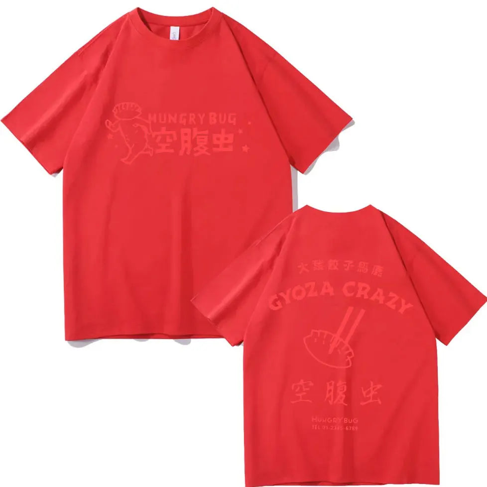 Japan Anime Dorohedoro Gyoza Crazy Hero Cosplay Graphic T Shirts Men Women Fashion Vintage T-shirt High Quality Cotton T-shirts