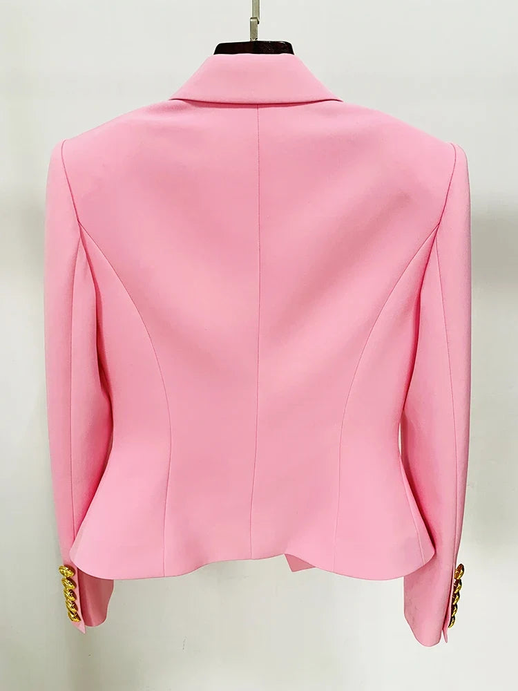 HIGH STREET Newest 2026 Designer Jacket Women's Slim Fitting Single Button Lapel Blazer