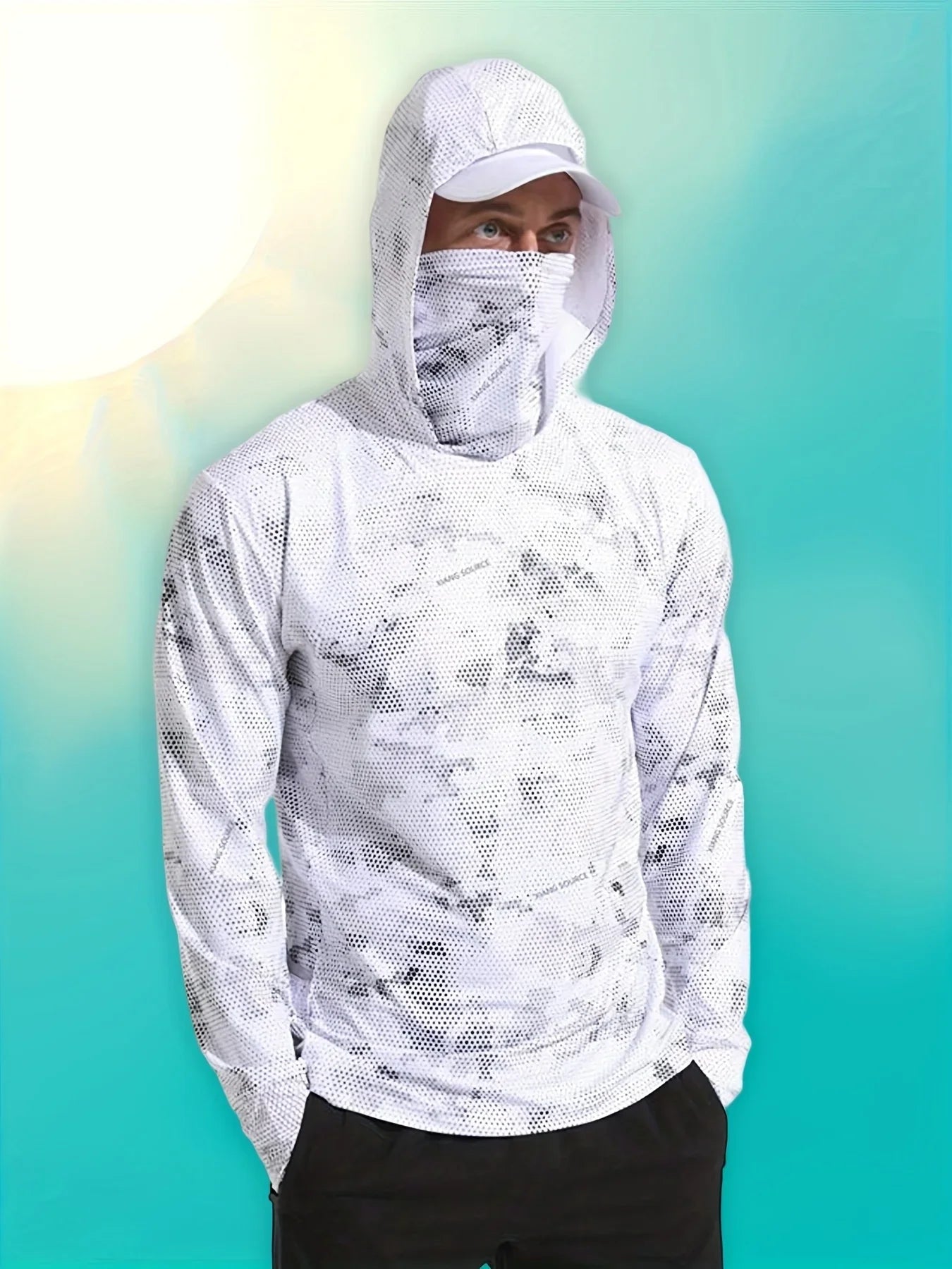 Fishing Hoodie Men Long Sleeve Quick Dry Breathable Clothing Uv Protection Outdoor Fishing T-shirt fishing clothes