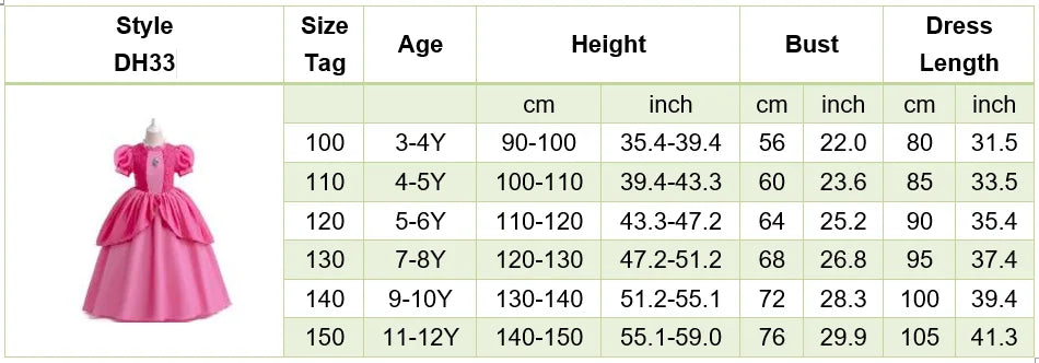 2026 New Child Summer Pink Peach Princess Dress Up Baby Clothes Kids Birthday Party Dresses Little Girls Carnival Costume