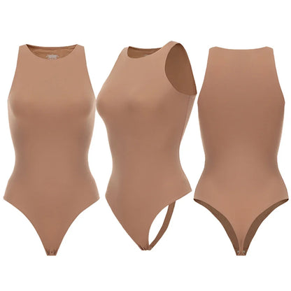 Female Underwear Belly Reducing Shapewear Tank Top Open The Crotch Lift The Buttocks Seamless Bodysuit Women
