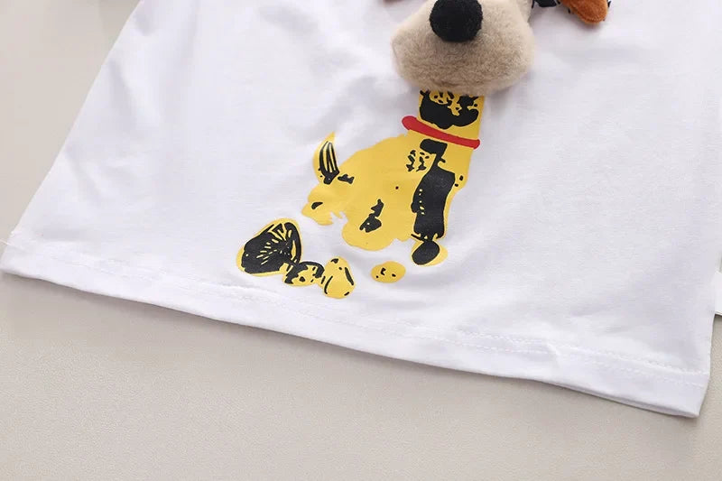 New Summer Kids Boys Clothes Suits Cartoon Cotton T Shirts Shorts 2Pcs/sets Infant Children Fashion Casual Toddler Tracksuit
