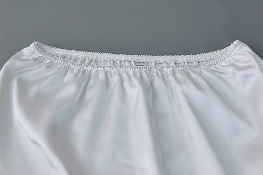 Summer Lace Satin Skirt For Women High Waist Printed Patchwork Slim Ruffled Casual Commute Clothes Female Y2k Skirt 2025