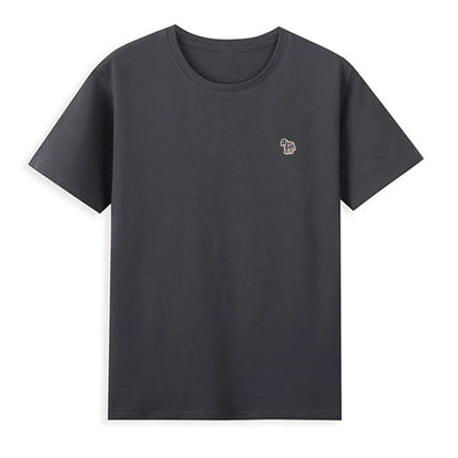 Korea Style brand Cotton O-Neck Minimalist Front Back letter Printed Pattern Tees Summer Harajuku Men Women Short Sleeve T-shirt
