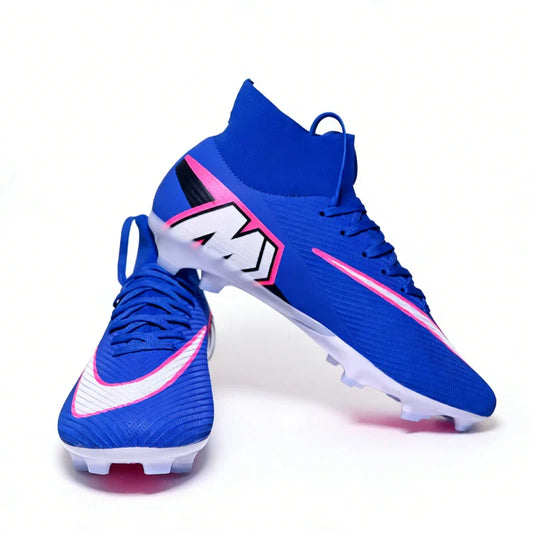 999Y High Quality Mens Soccer Shoes Training Non-Slip Turf Soccer Cleats Boys TF/FG Football Sneakers Chuteira Campo 35-46