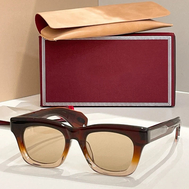 Dealan Uv400 High Quality Men and Women Sunglasses Designer Japan Handmade Optical Prescription Limited Edition Eyewear