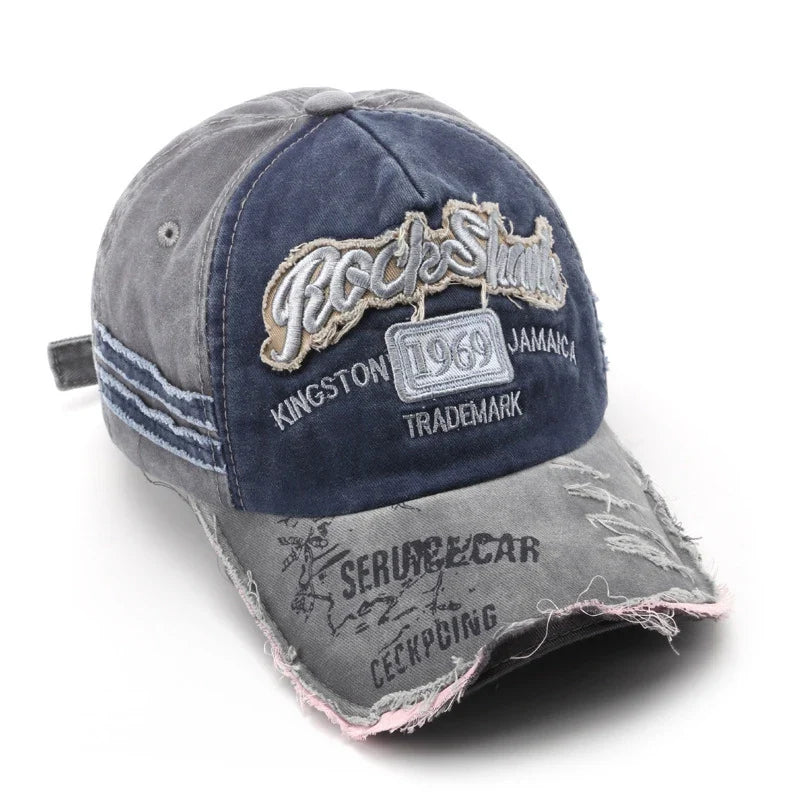 New Big Head Sports Hat Women Versatile Embroidery Contrasting Baseball Cap Men Outdoor Leisure Sunshade Adjustable Hip-hop Hat