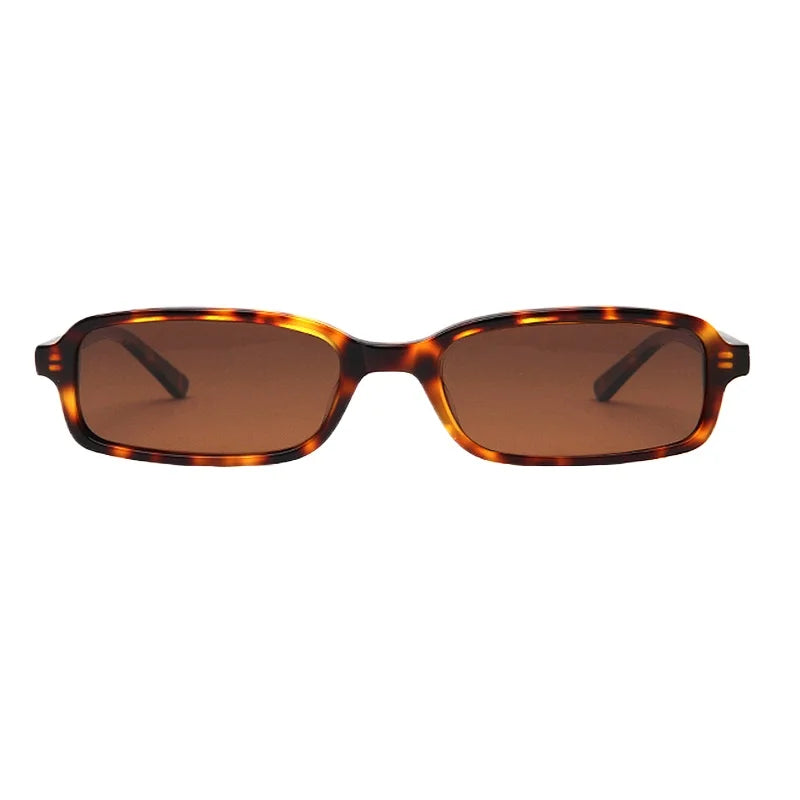 2025 Summer Rectangle Acetate Frame Personality Men Polarized Sunglasses Fashion Women Sun Glasses Support Prescription Lenses