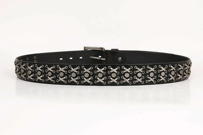 3.8CM Cowboy Punk Belt Real Genuine Leather Men Belt Metal Stud Rivet Jeans Belts For Men Strap Ceinture Homme Male Strap