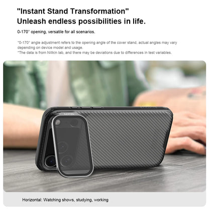 iPhone 17 Pro Max / 17 Pro Case CamShield Prop Camera Cover Transparent Stand Protection Back Cover Phone Case