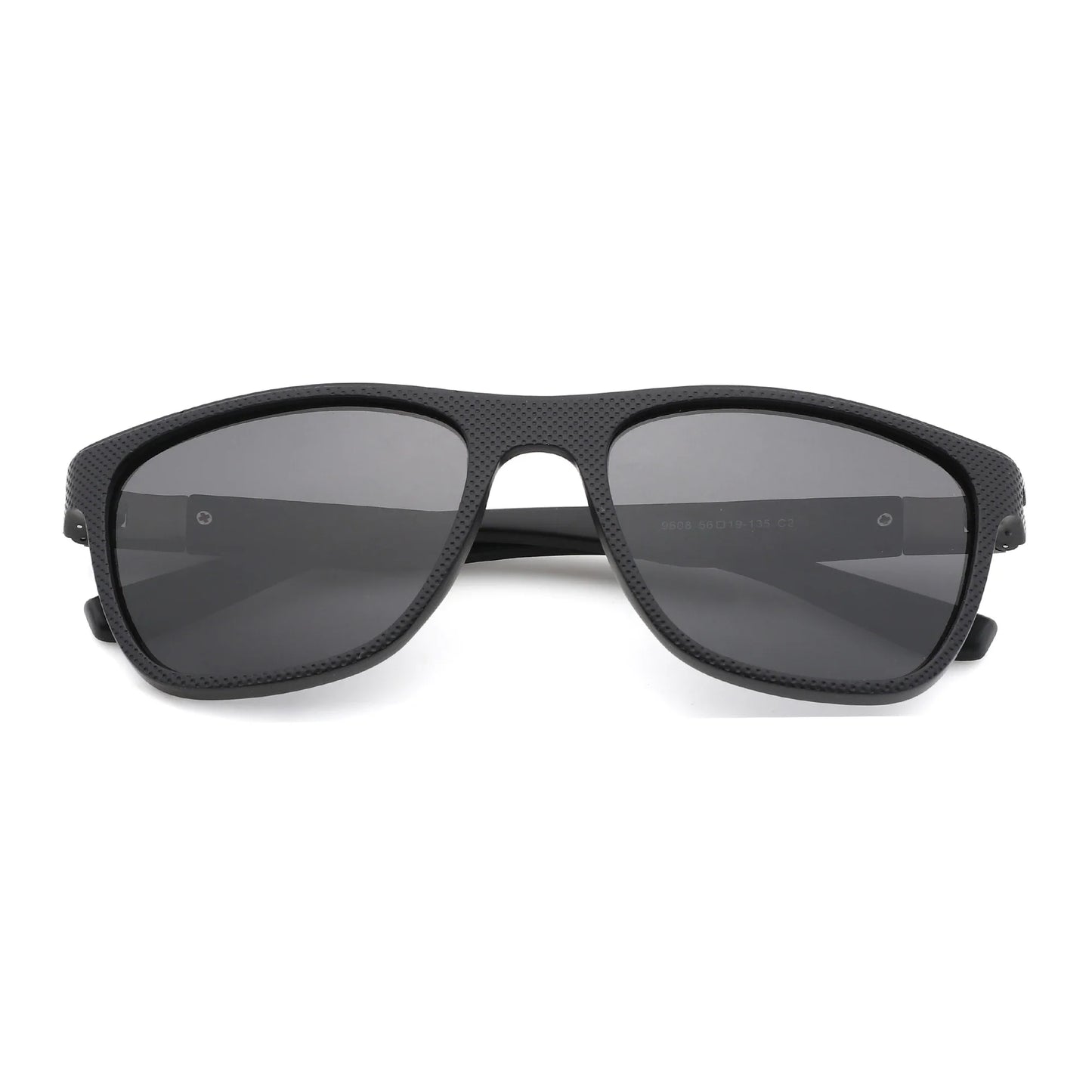 (L Size)Sport Square TR90 Polarized Sunglasses Prescription For Men UV400 Protection Myopia Optical Sun Glasses
