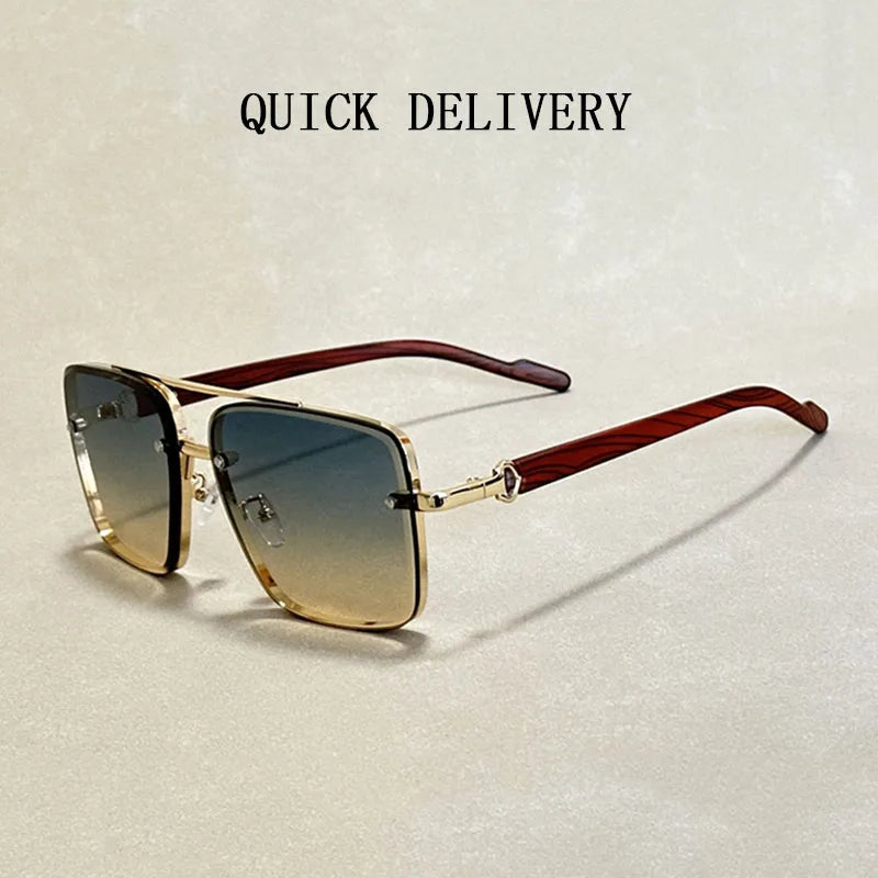 2024 Square Sunglasses For Men Vintage Sunglasses Women Trendy Vintage Fashion Glasses Dropshipping Gafas De Sol Hombre Okulary