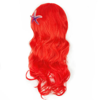 Girls Mermaid Dress Ariel Long Sleeves Cosplay Halloween Costume Kids Fluffy Tulle Shell Applique Frocks Elegant Gown