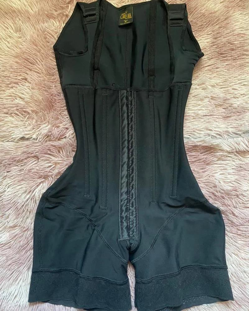 Open Chest Sleeveless Jumpsuit High Compression Shapewear Girdle Breasted Buttocks Lifting Slimming Underwear Body Shaper