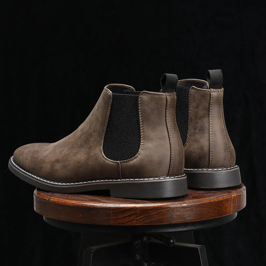 40~46 Men Chelsea Boots Brand Retro Comfortable Fashion Men Boots