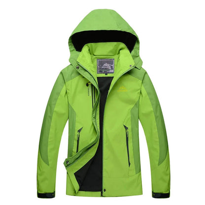 Women's Waterproof Hiking Jacket Windproof Windbreaker Camping Hunting Climbing Trekking Fishing Coat Outdoor Clothing