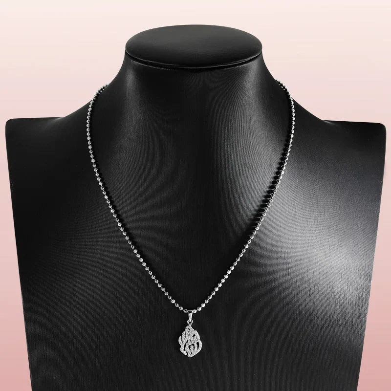 18k Plated All Real Moissanite Necklace for Women Wedding Classic Lab Diamond Pendant Sterling Silver 925 Chain Wholesale
