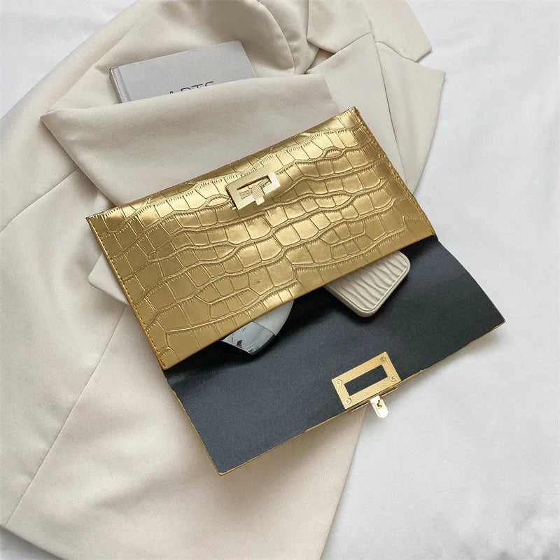 Women Casual handbag New Texture Niche Trend Handbag Bag Women's Fashion Simple Envelope Bag Vacation Handbag