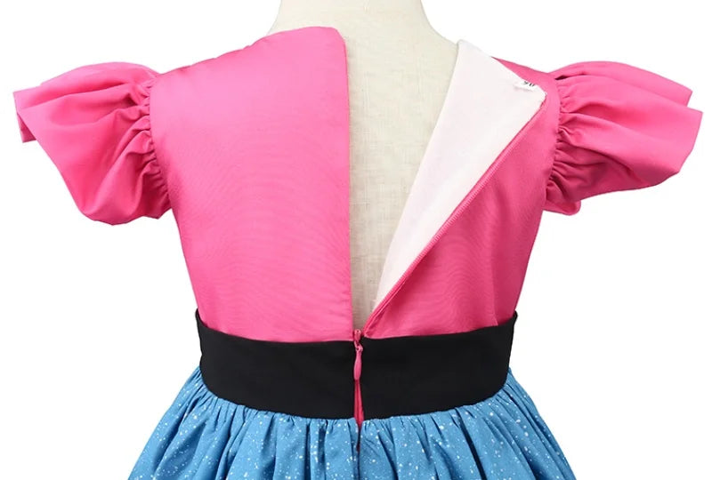 Girl Dress Gabby Dollhouse Cosplay Costume Birthday Party Princess Dress Performance Costume Halloween Carnival Kids Dress Up