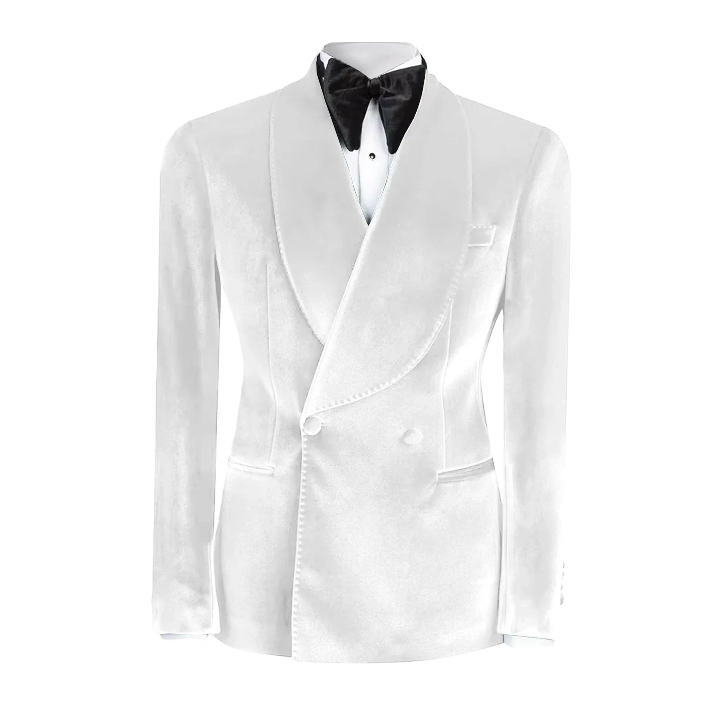 Vintage Velvet Wedding Tuxedos Jacket Double Breasted Men Blazers Suit Peaked Lapel Groom Wear Party Sport Coats Customized