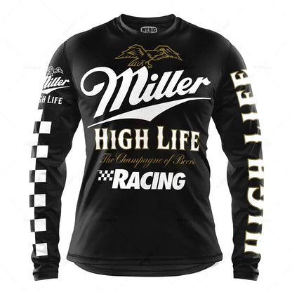Camping Motorcycle Mountain Bike Team Downhill MTB Jersey Offroad Bicycle Locomotive Shirt Cross Country Fishing Hunting Clothes