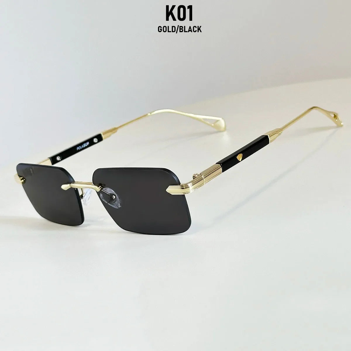Square Sunglass Men Luxury Rimless Sunglasses Women Vintage Vacation Fashion Glasses Lunette Soleil Femme Gafas De Sol Hombre