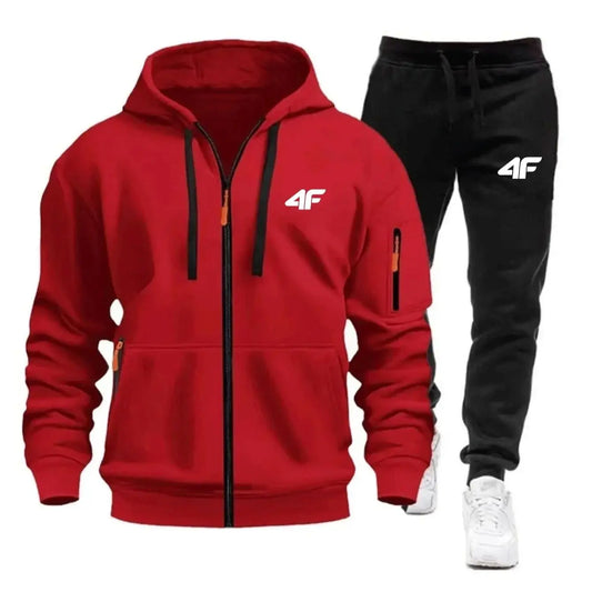 Sets for Men Two Piece Outdoors Mens Tracksuit Set Hot Sales Sportswear Man Sweatpants Hoodie Fashion Comfortable Casual Jogging