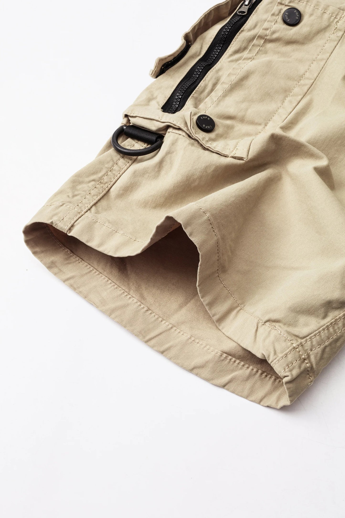 Mid Length Breathable Straight Leg 5 Inch Street Short Men's Summer Thin Washed Cotton Cargo Shorts Loose Casual Trend Sports